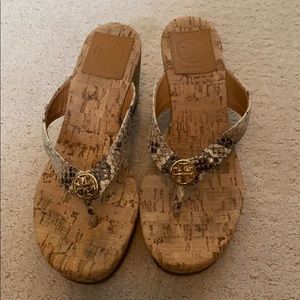 Tory Burch women’s heeled thong sandals